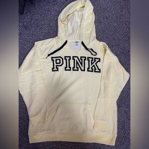 Yellow hoodie Size Medium (pink brand)